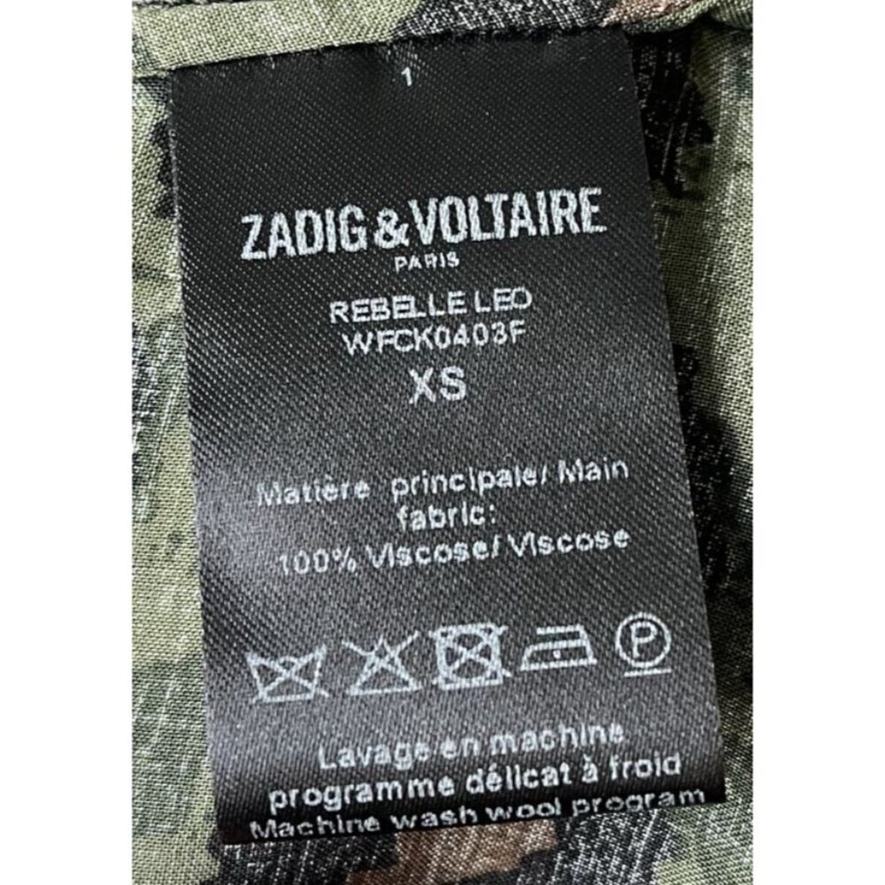 Zadig and Voltaire Y2K Slip Dress Maxi Paris Rebelle‎ Leo XS Leopard Print - Picture 10 of 11